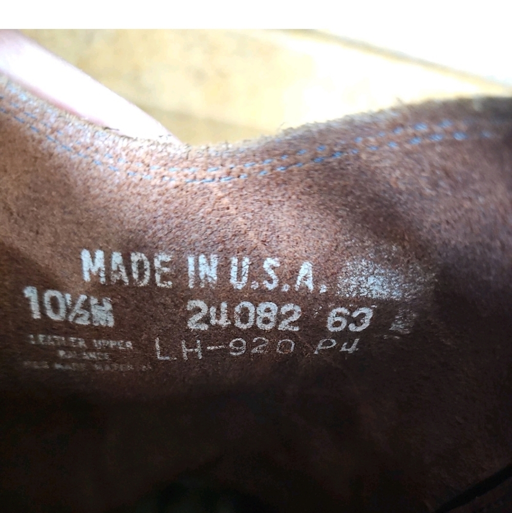 Long Haul Leather Boots Size 10.5M - Picture 2 of 10